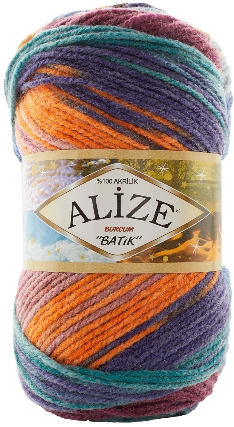 Fil à tricoter Alize Burcum Batik 7919
