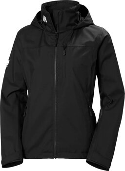 Jakna Helly Hansen Women's Crew Hooded Jacket 2.0 Jakna Black S - 1