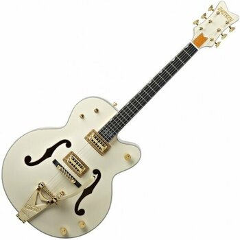 Semi-Acoustic Guitar Gretsch G6136 1958 Stephen Stills White Semi-Acoustic Guitar - 1