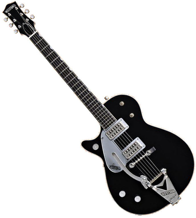 Elektrische gitaar voor linkshandige speler Gretsch G6128TLH Duo Jet with Bigsby Black LH