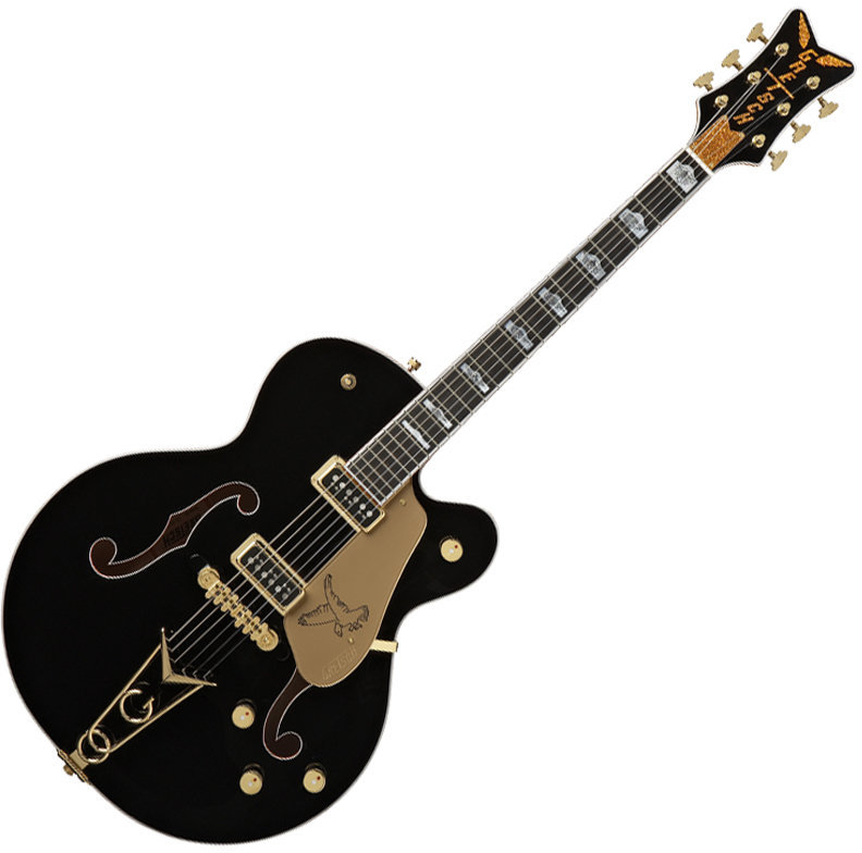 Semi-akoestische gitaar Gretsch G6136DSBK Black Falcon