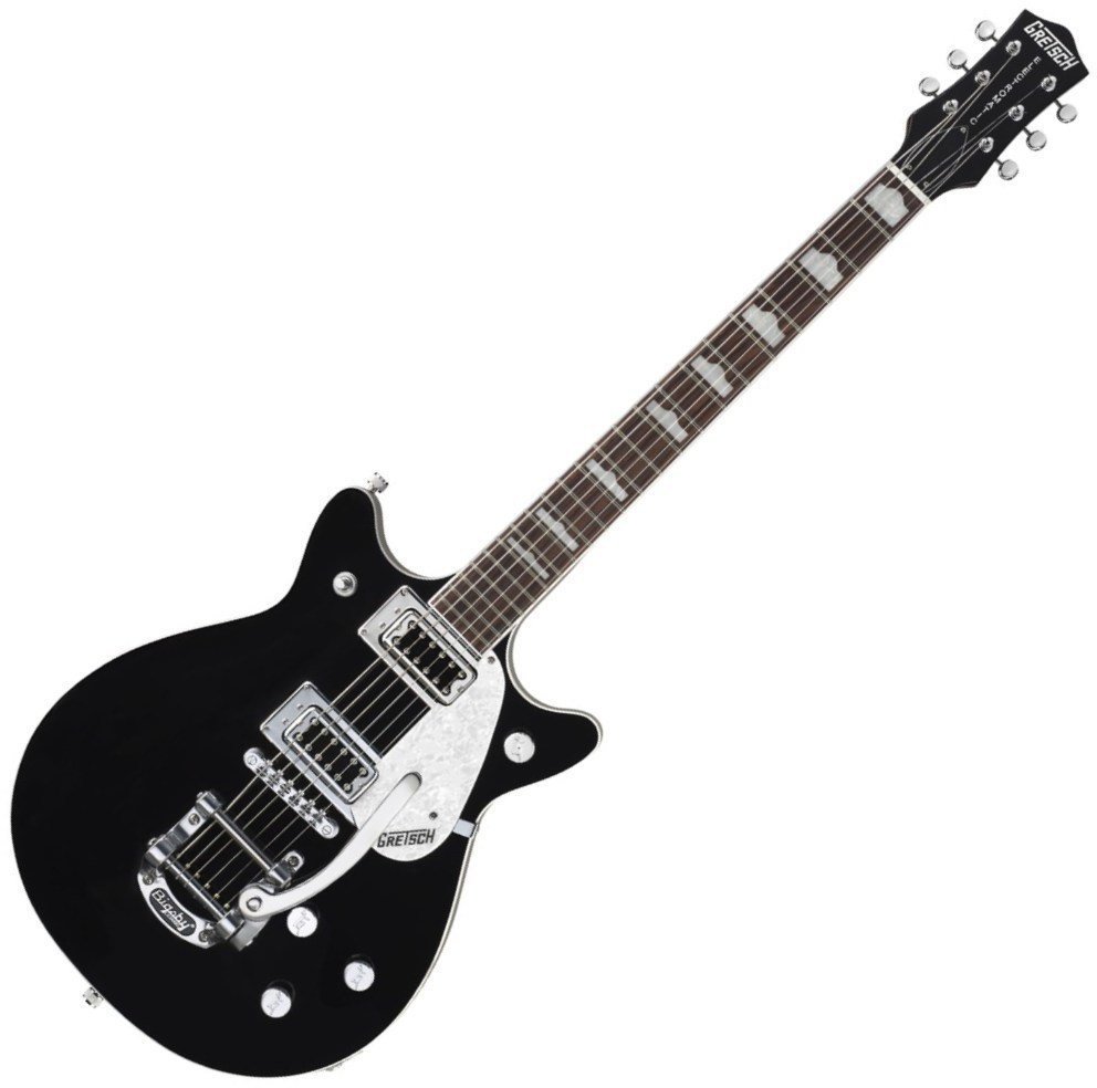 Electric guitar Gretsch G5445T Double Jet with Bigsby RW Black