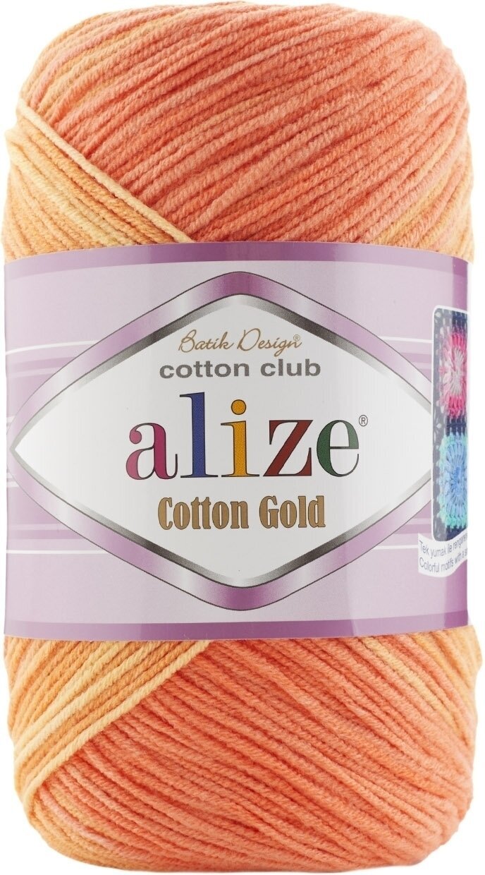 Плетива прежда Alize Cotton Gold Batik 7687 Плетива прежда