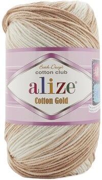 Fios para tricotar Alize Cotton Gold Batik 7798 - 1