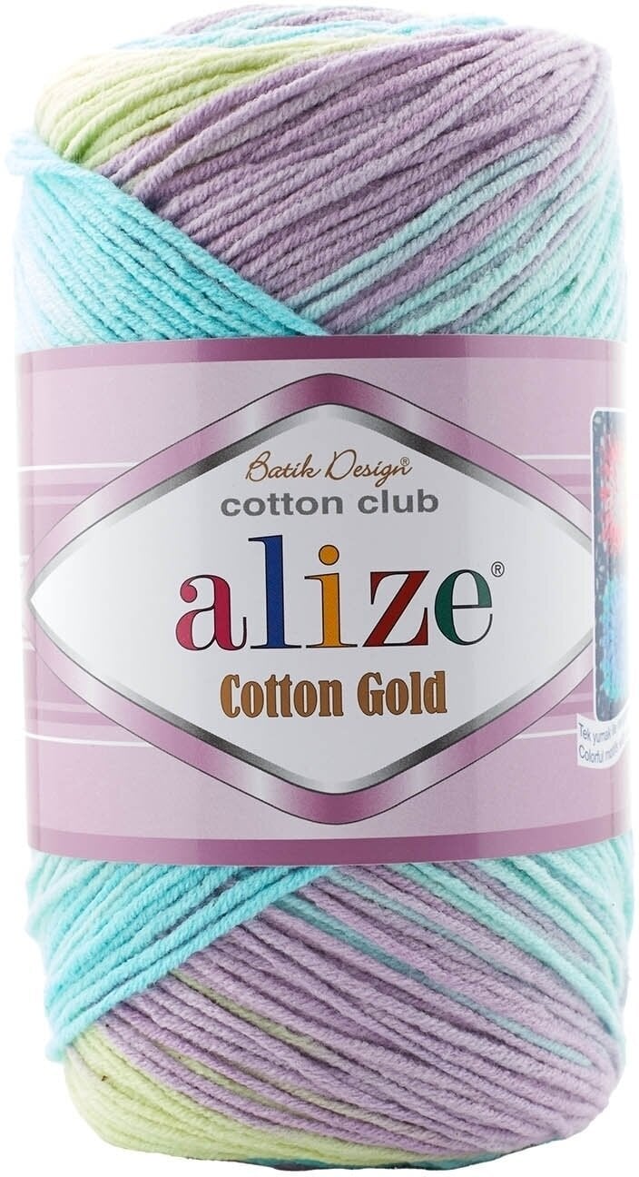 Νήμα Πλεξίματος Alize Cotton Gold Batik 6951 Νήμα Πλεξίματος