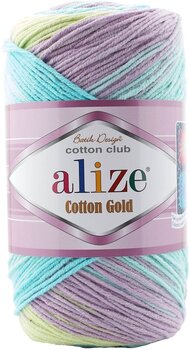 Fios para tricotar Alize Cotton Gold Batik 6951 Fios para tricotar - 1