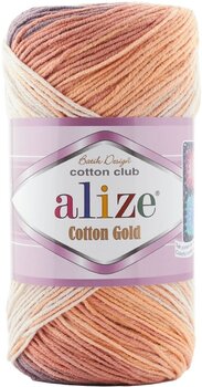 Fios para tricotar Alize Cotton Gold Batik 4741 - 1