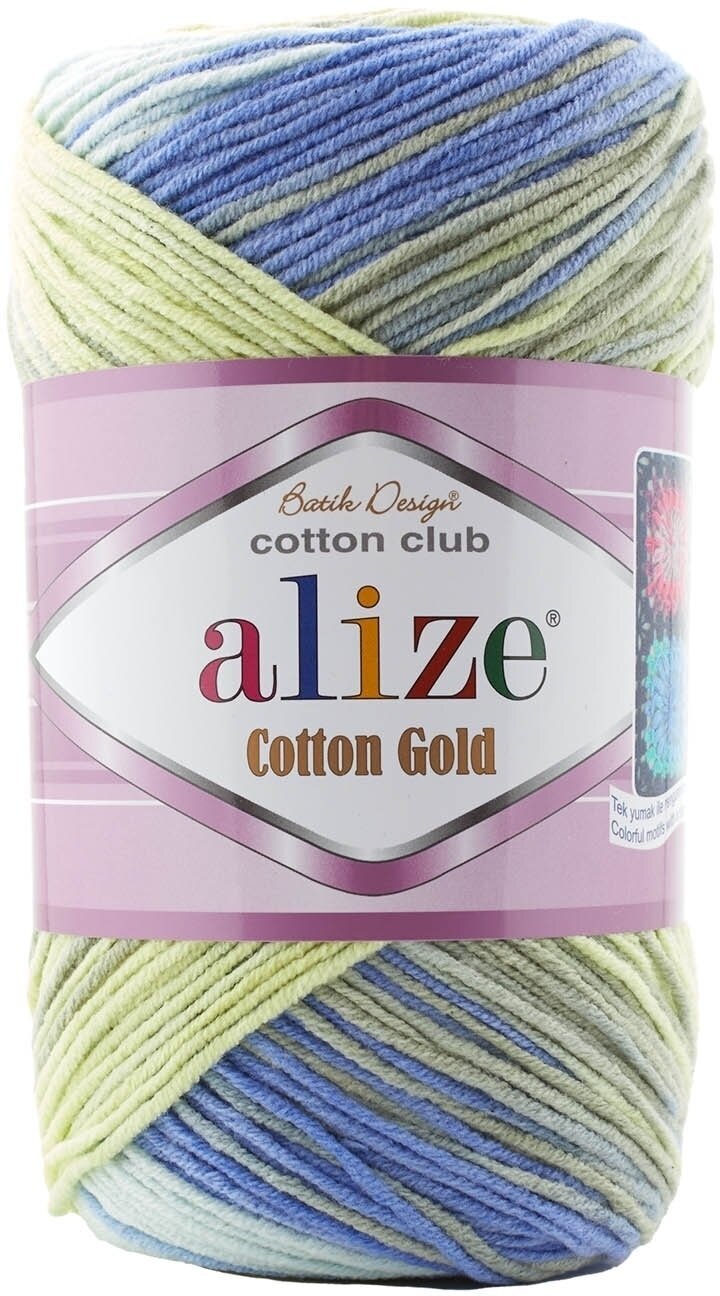 Νήμα Πλεξίματος Alize Cotton Gold Batik 6786
