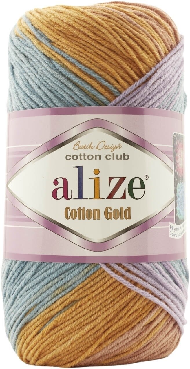 Knitting Yarn Alize Cotton Gold Batik Knitting Yarn 7794