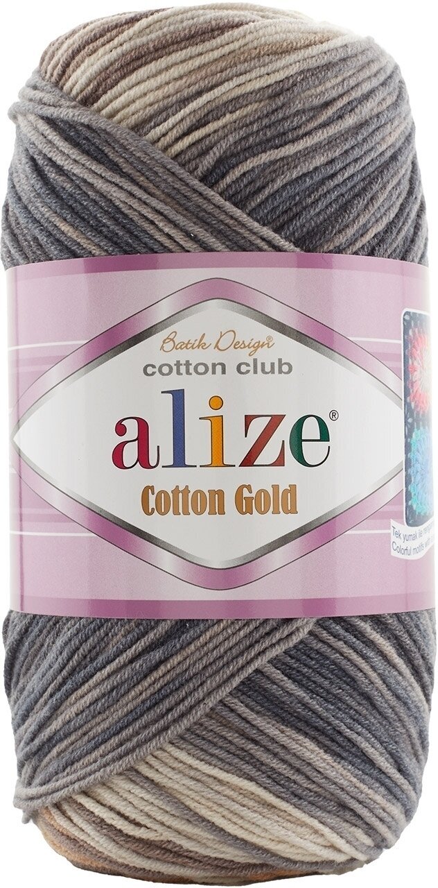 Pletací příze Alize Cotton Gold Batik 5742