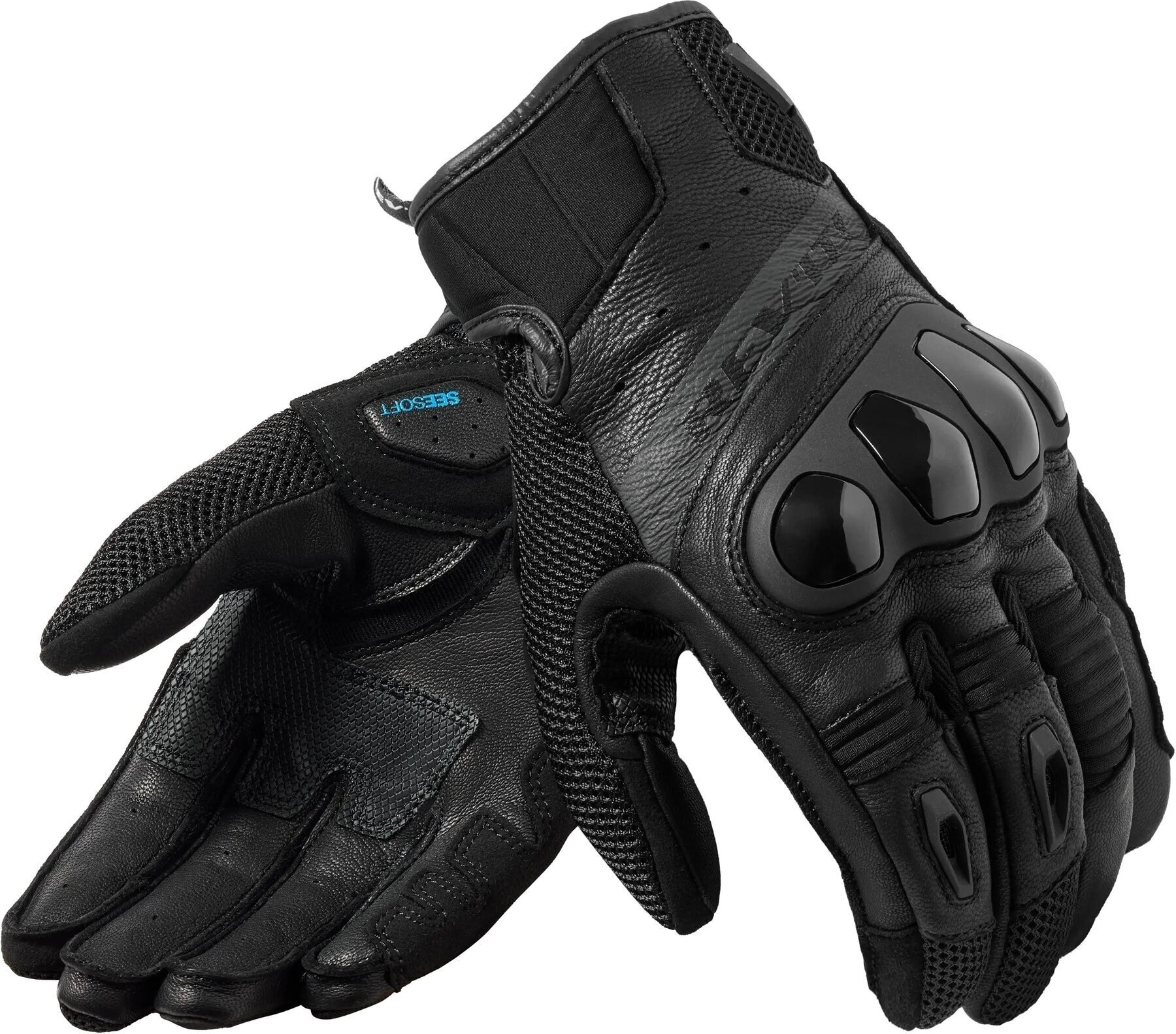 Rukavice Rev'it! Gloves Ritmo Black 4XL Rukavice