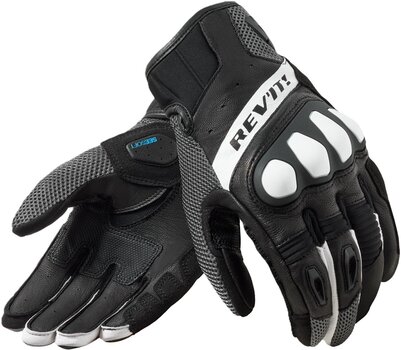 Motorradhandschuhe Rev'it! Gloves Ritmo Black/Grey 3XL Motorradhandschuhe - 1