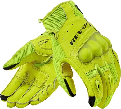 Motorcycle Gloves Rev'it! Gloves Ritmo Neon Yellow 3XL Motorcycle Gloves - 1