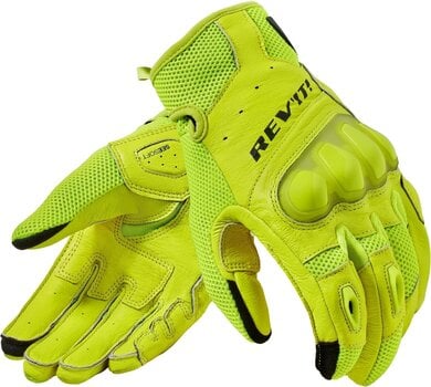 Motorcycle Gloves Rev'it! Gloves Ritmo Neon Yellow M Motorcycle Gloves - 1