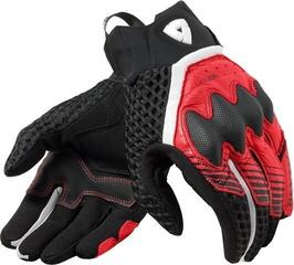 Moottoripyöräilijän käsineet Rev'it! Gloves Veloz Black/Red