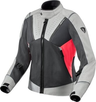 Textile Jacket Rev'it! Jacket Airwave 4 Ladies Grey/Pink 34 Textile Jacket - 1