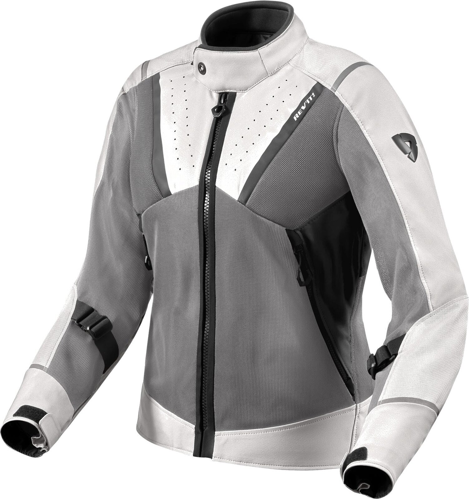 Giacca in tessuto Rev'it! Jacket Airwave 4 Ladies Silver/Anthracite 36 Giacca in tessuto