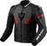 Casaco de cabedal Rev'it! Jacket Argon 2 Black/Neon Red 52 Casaco de cabedal