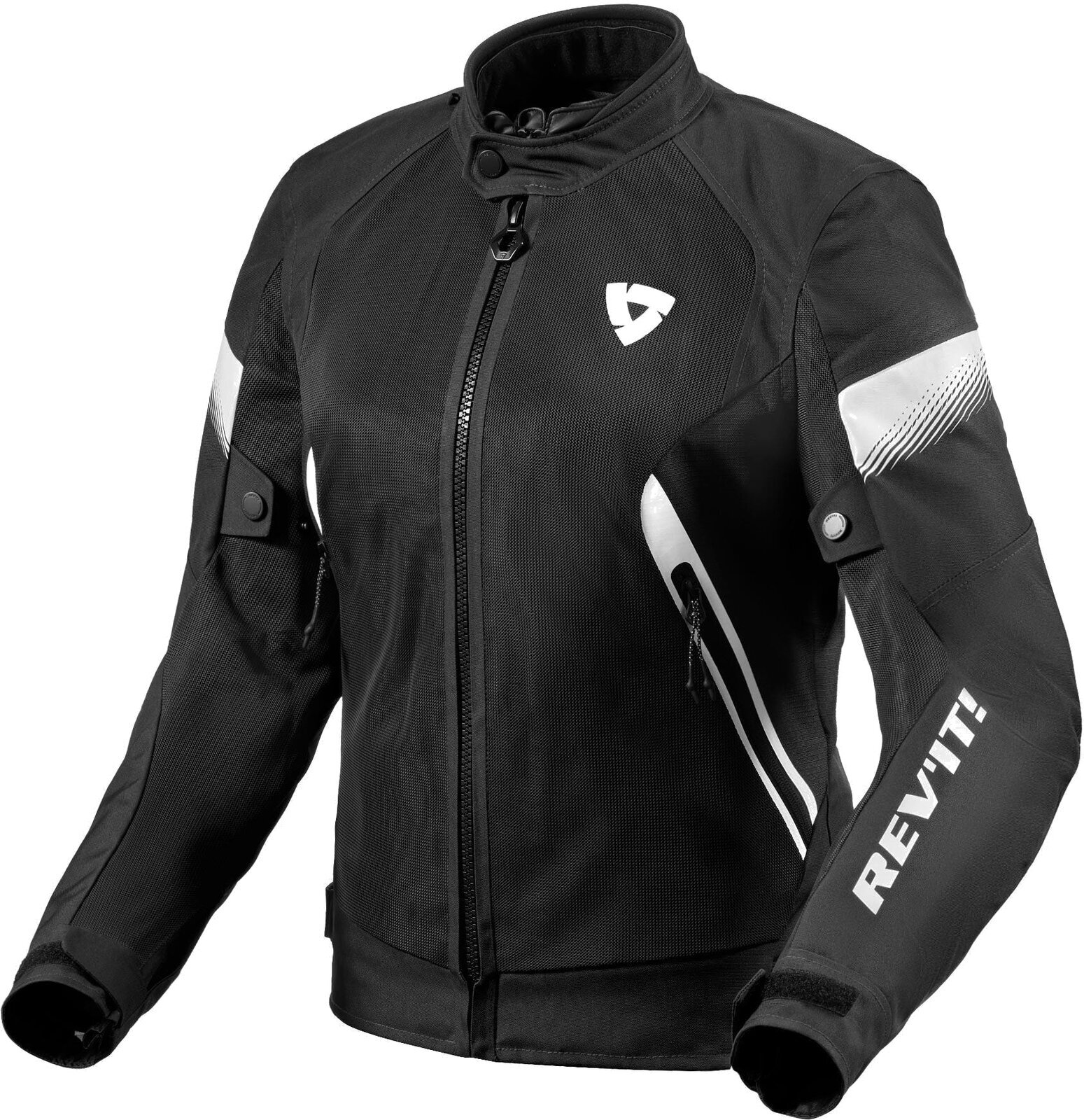 Levně Rev'it! Jacket Control Air H2O Ladies Black/White 40 Textilní bunda