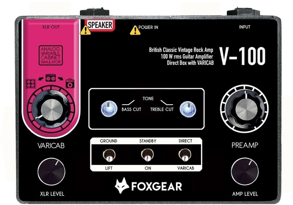 Amplificador solid-state Foxgear V-100