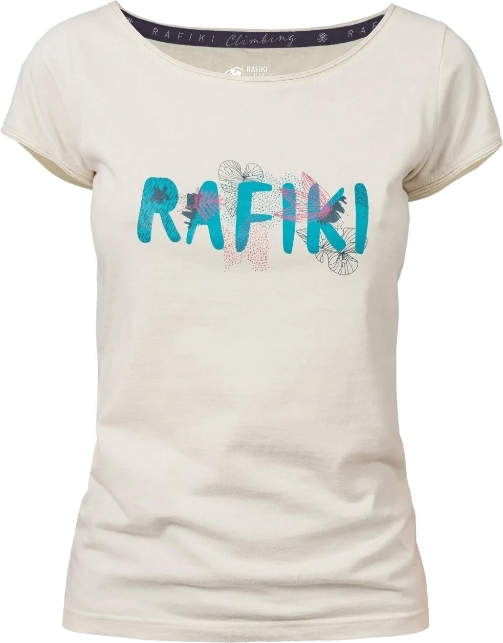 Tricou Rafiki Jay Lady T-Shirt Short Sleeve Light Gray 40 Tricou