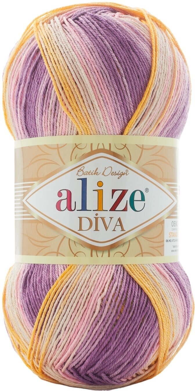 Knitting Yarn Alize Diva Batik 6958