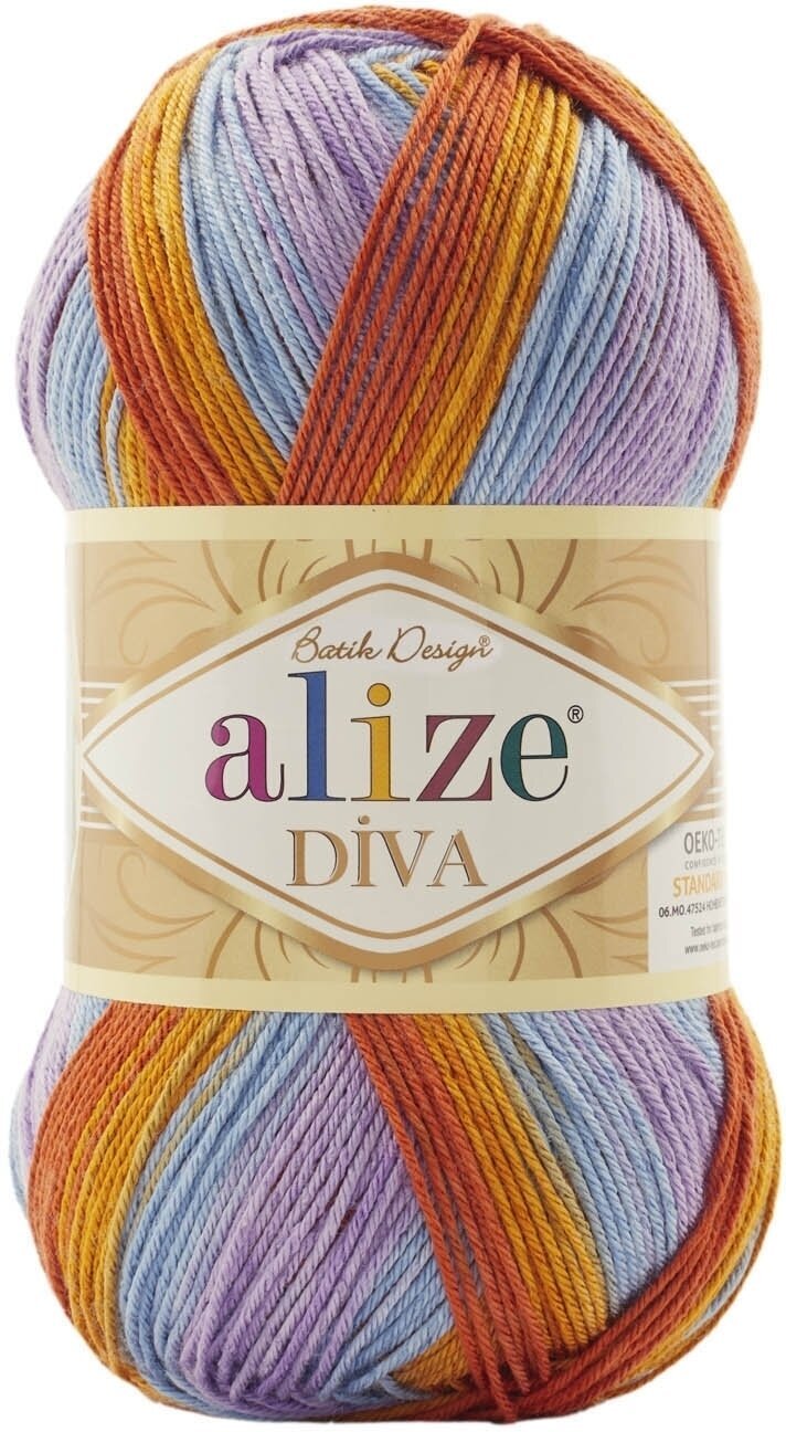 Knitting Yarn Alize Diva Batik 7794 Knitting Yarn