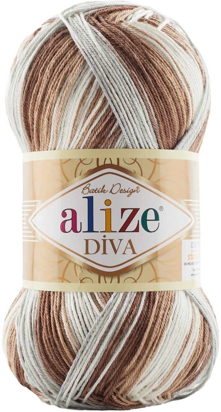 Fil à tricoter Alize Diva Batik 5742 Fil à tricoter