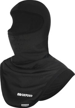 Moto podkapa / maska Oxford Deluxe Balaclava Micro Fleece Black - 1