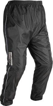 Pantalones impermeables para moto Oxford Rainseal Over Trousers Black 2XL Pantalones impermeables para moto - 1