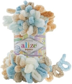 Knitting Yarn Alize Puffy Color 6530 - 1