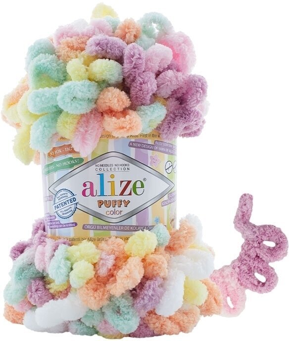 Плетива прежда Alize Puffy Color 6527