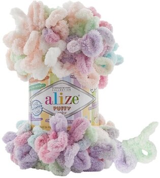Fios para tricotar Alize Puffy Color 6526 - 1