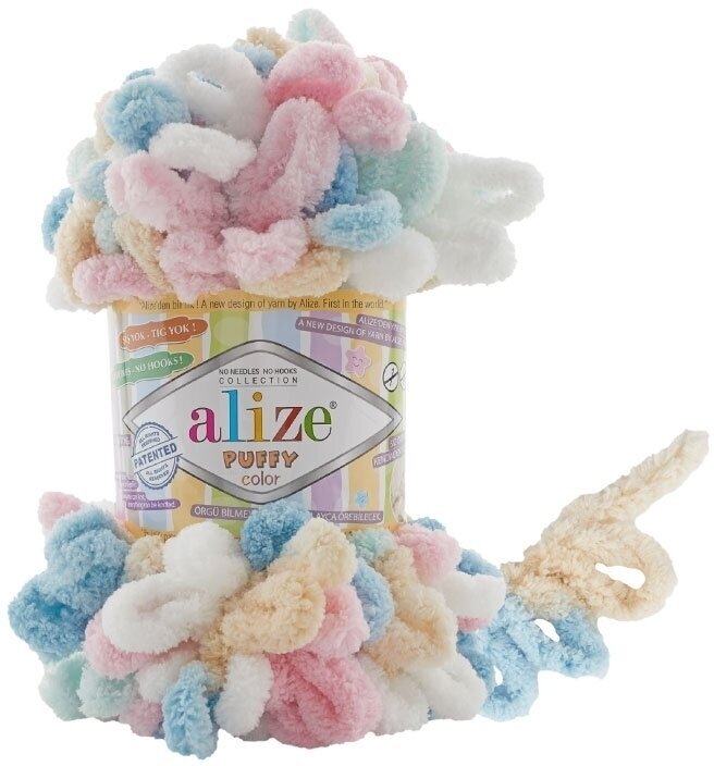 Knitting Yarn Alize Puffy Color 6523