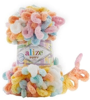 Knitting Yarn Alize Puffy Color 6521 - 1