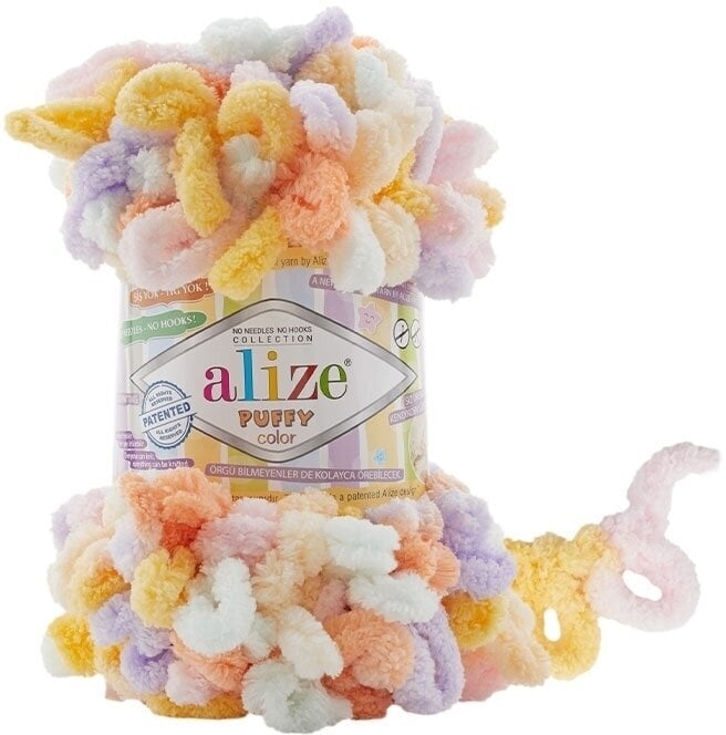 Fios para tricotar Alize Puffy Color 6520