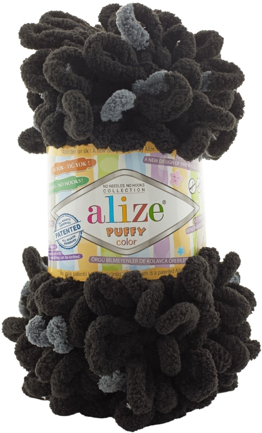 Fil à tricoter Alize Puffy Color 6533 Fil à tricoter