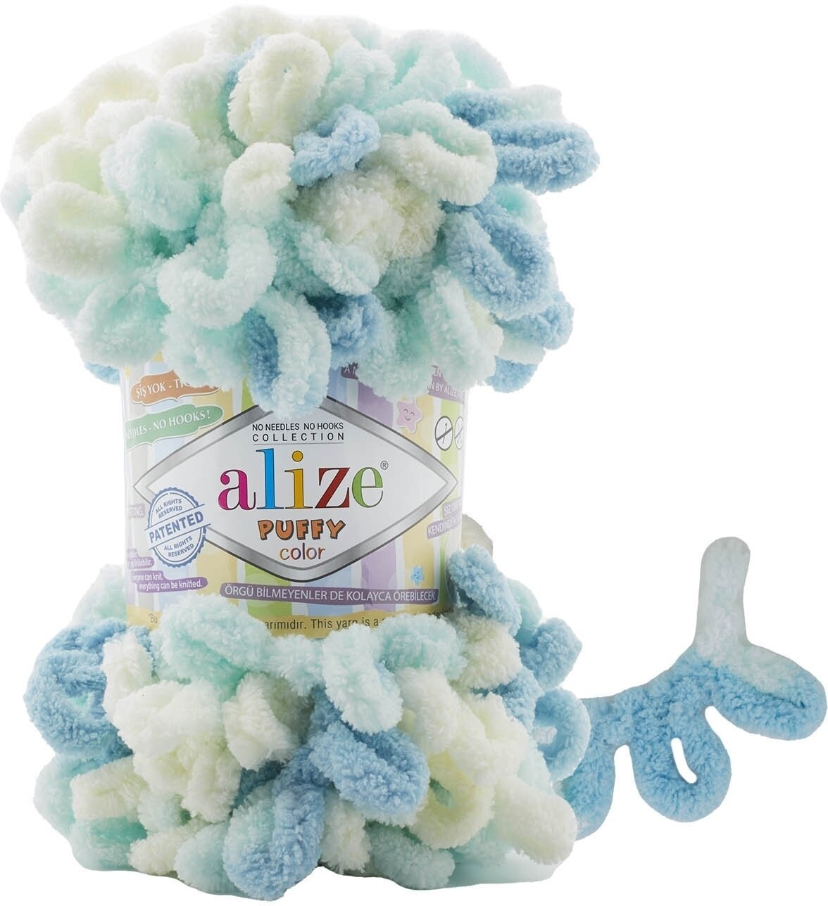 Knitting Yarn Alize Puffy Color 6461