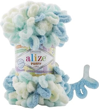 Knitting Yarn Alize Puffy Color 6461 - 1