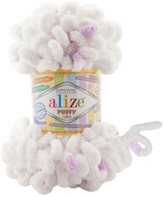 Fios para tricotar Alize Puffy Color 6470
