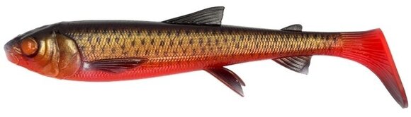 Rubber Lure Savage Gear 3D Whitefish Shad Black Red 23 cm 94 g - 1