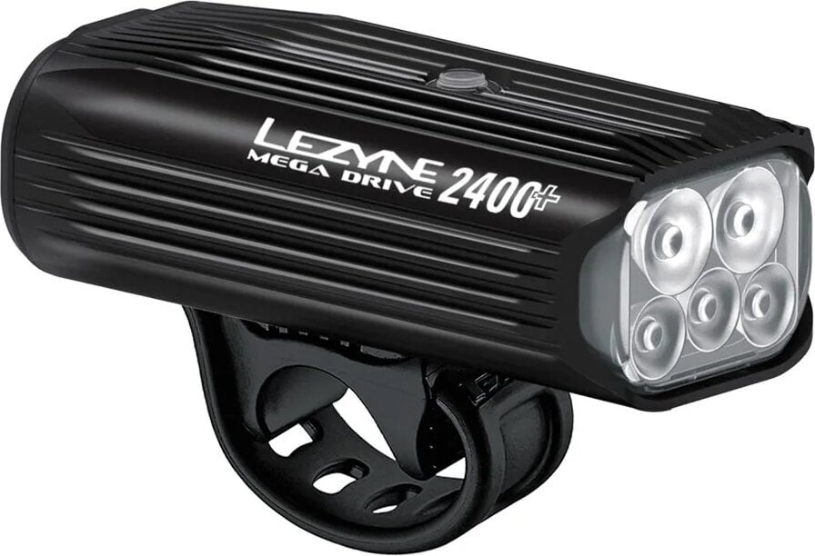 Велосипедна лампа Lezyne Mega Drive 2400+ Front 2400 lm Black Отпред  Велосипедна лампа