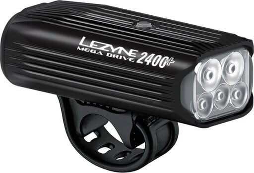 Cyklistické svetlo Lezyne Mega Drive 2400+ Front 2400 lm Black Predný Cyklistické svetlo - 1