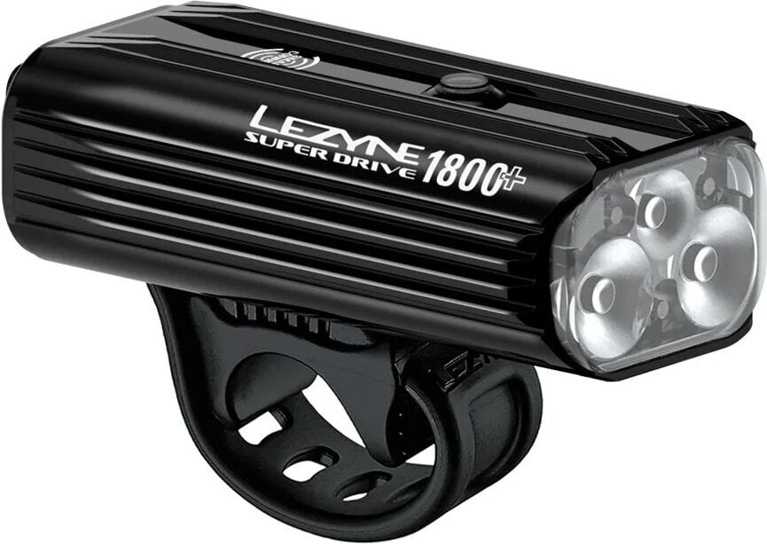 Luz para ciclismo Lezyne Super Drive 1800+ Smart Front 1800 lm Black Frente-Traseira Luz para ciclismo
