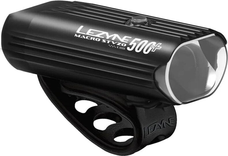 Cyklistické světlo Lezyne Macro StVZO 400+ Front 500 lm Satin Black Přední Cyklistické světlo