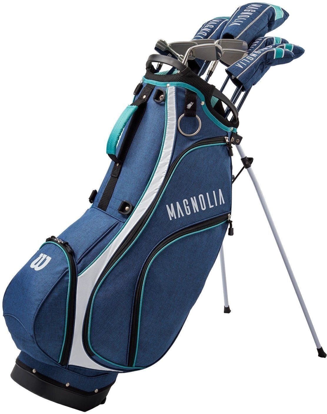 Golf Set Wilson Staff Magnolia Complete Ladies Carry Bag Set RH Graphite Regular