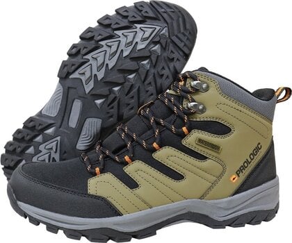 Horgászcipő Prologic Horgászcipő Hiking Boots Black/Army Green 42 - 1