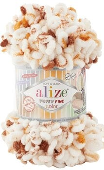 Knitting Yarn Alize Puffy Fine Color 7502 - 1