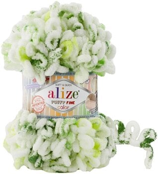 Knitting Yarn Alize Puffy Fine Color 7627 - 1