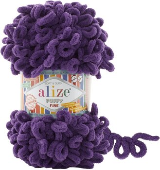 Knitting Yarn Alize Puffy Fine 44 - 1